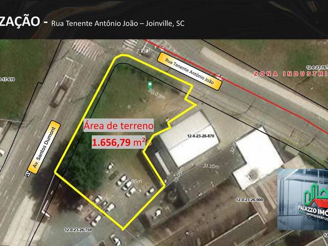 #PZ2095 - Área para Venda em Joinville - SC - 1