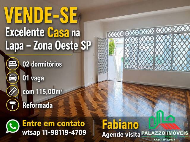 #PZ2346 - Casa para Venda em São Paulo - SP - 2