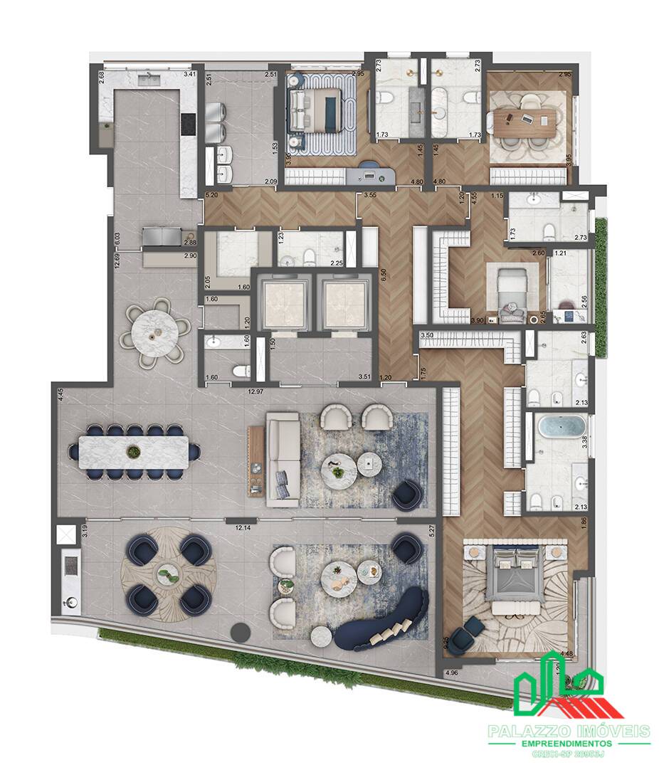 Apartamento, 4 quartos, 493 m² - Foto 26