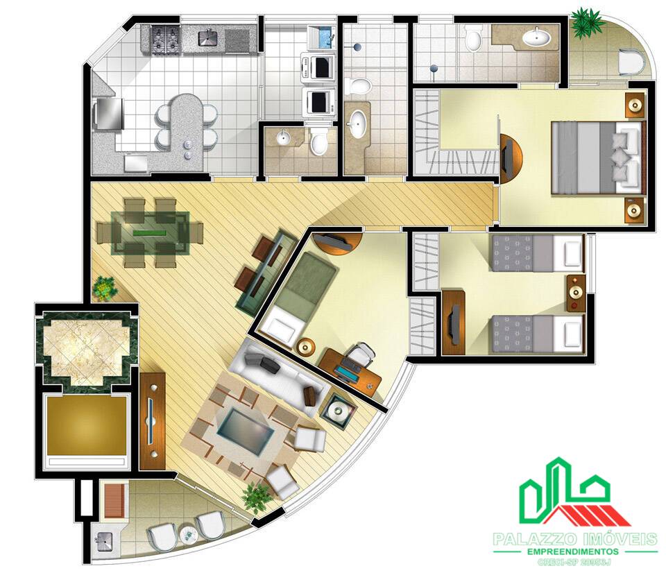 Apartamento, 3 quartos, 104 m² - Foto 5