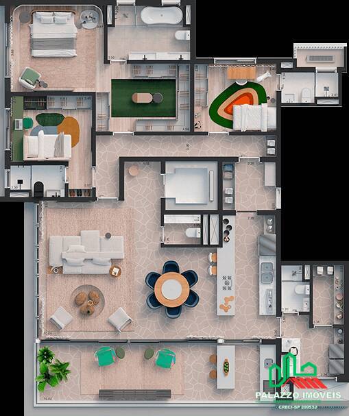 Apartamento, 4 quartos, 210 m² - Foto 9