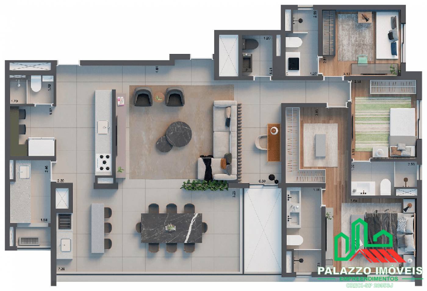 Apartamento, 3 quartos, 147 m² - Foto 13