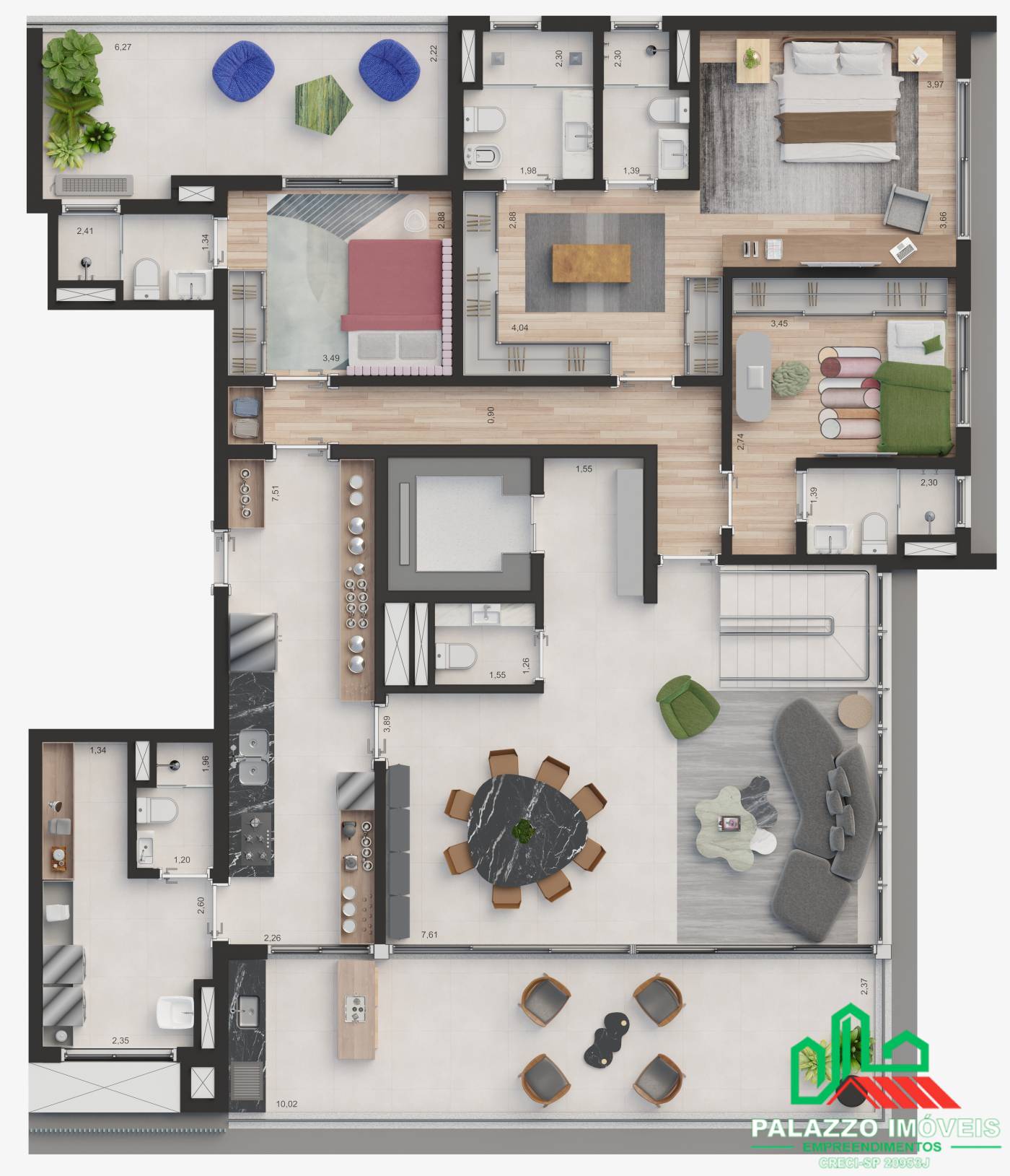 Cobertura, 3 quartos, 370 m² - Foto 15
