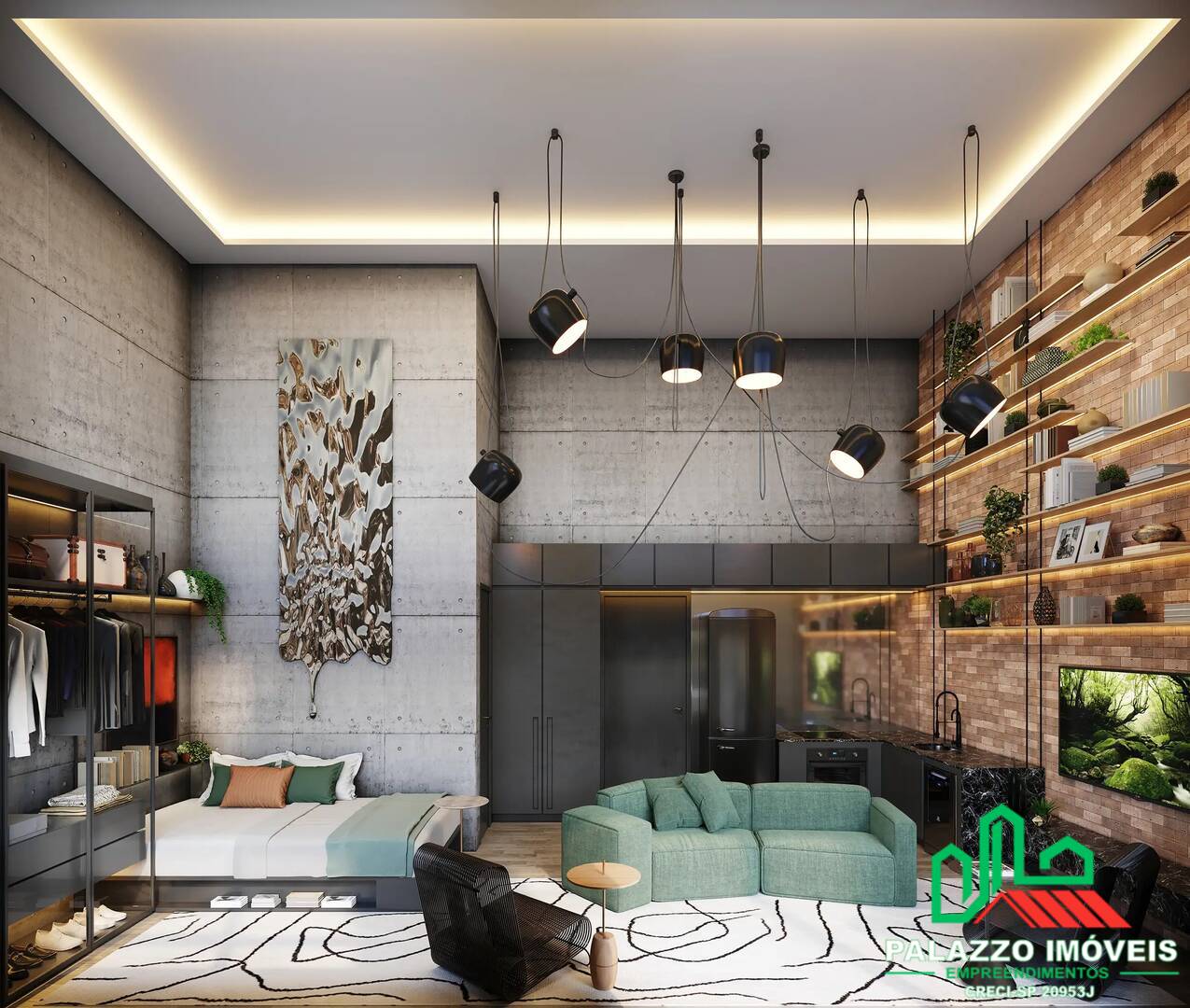 Apartamento, 1 quarto, 52 m² - Foto 12
