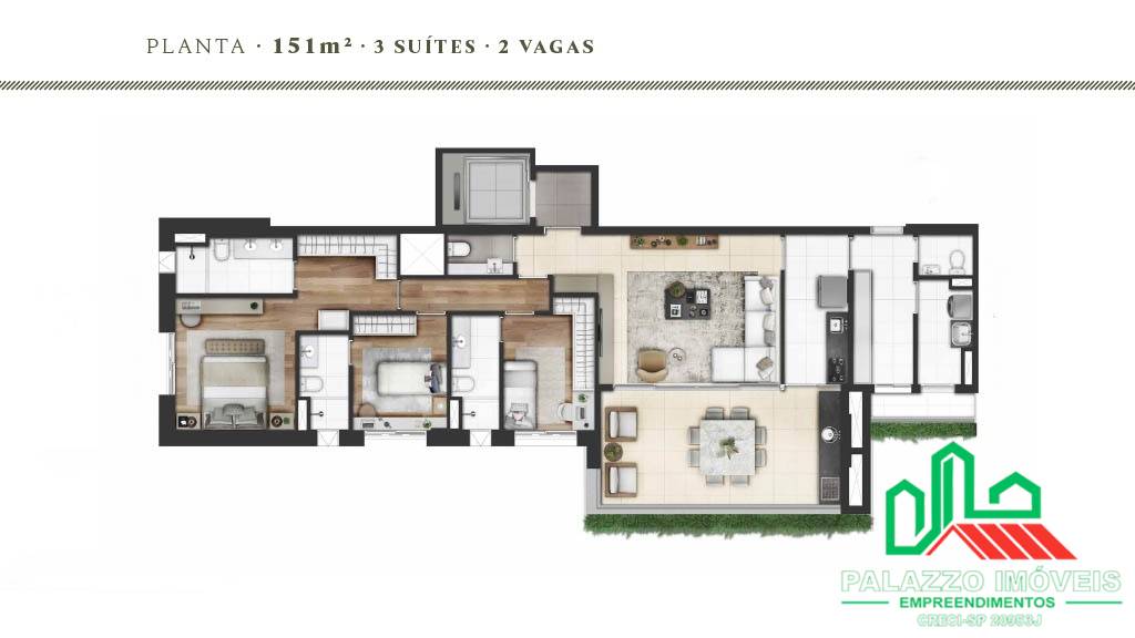 Apartamento, 3 quartos, 185 m² - Foto 15