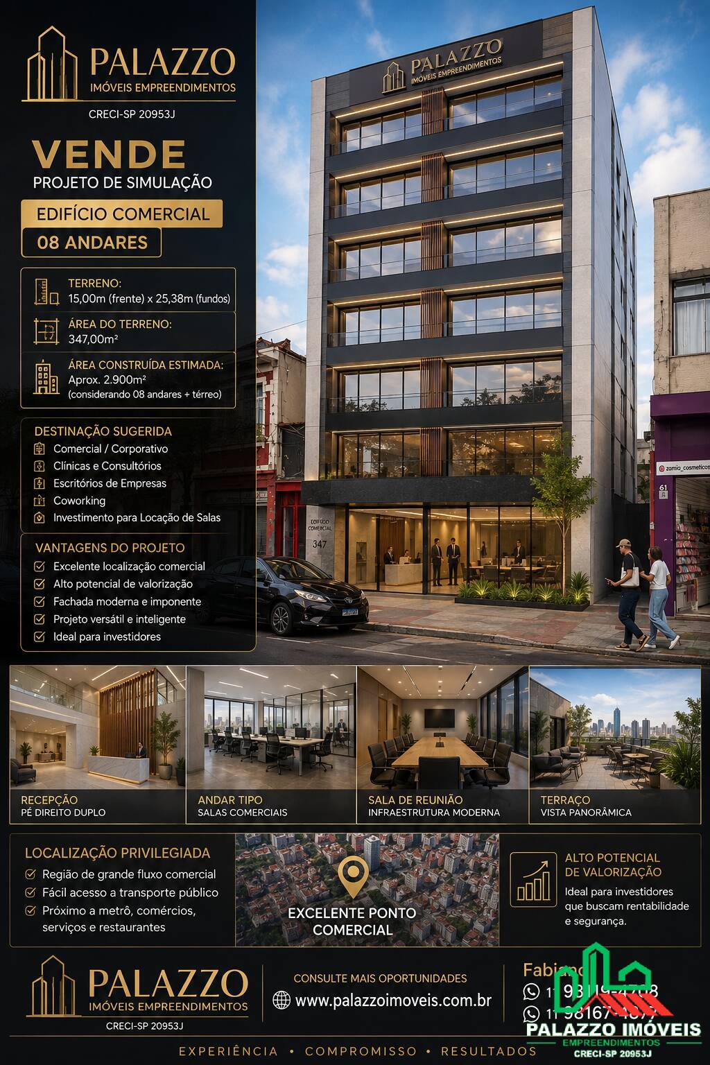Loja-Salão, 347 m² - Foto 2